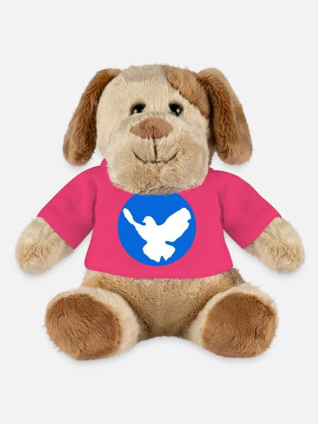 Friedenstaube Symboldesign - MiniFeet® Hund Helge - Pink