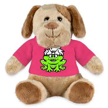 Frosch Frau Hübsch Kröte Lustig Weiblich Mädchen - MiniFeet® Hund Helge - Pink - Vorne