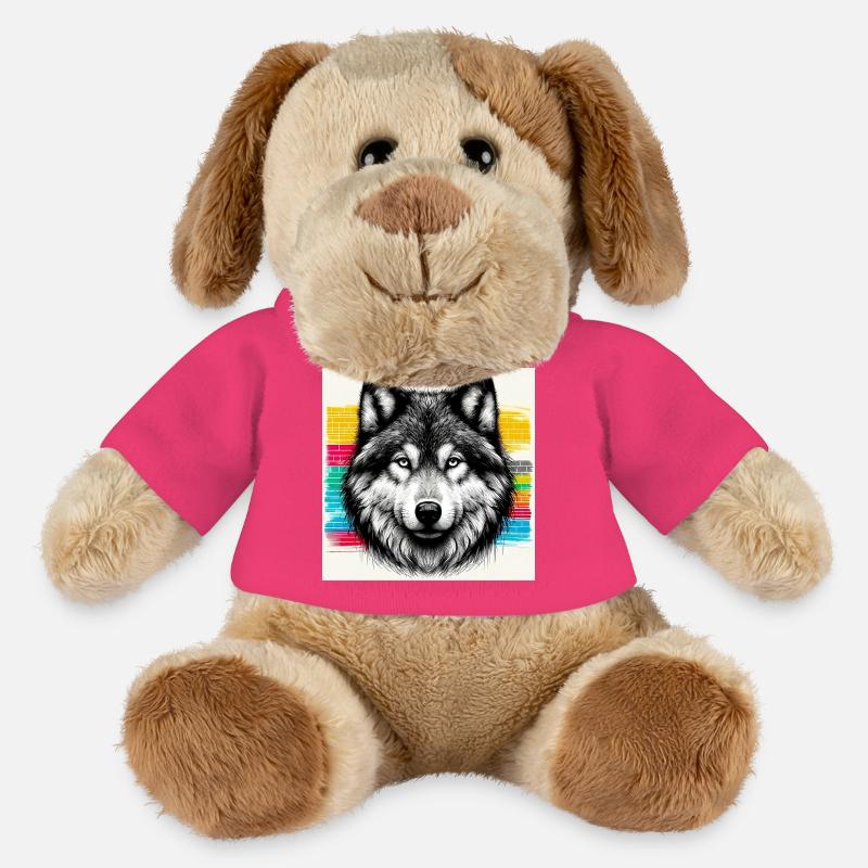 Wolf - MiniFeet® Hund Helge - Pink