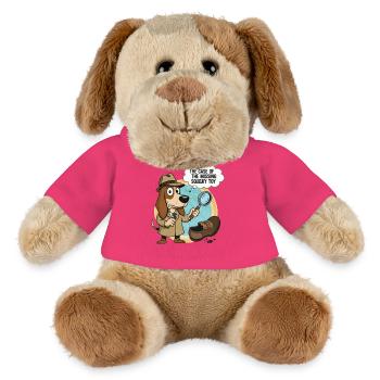 Detective Dog and Missing Toy - MiniFeet® Dog Helge - pink - Front