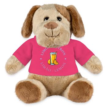 Lemonade Citrus Circle Logo - MiniFeet® Dog Helge - pink - Front