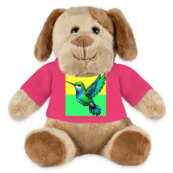 hummingbird - MiniFeet® Dog Helge - pink - Front