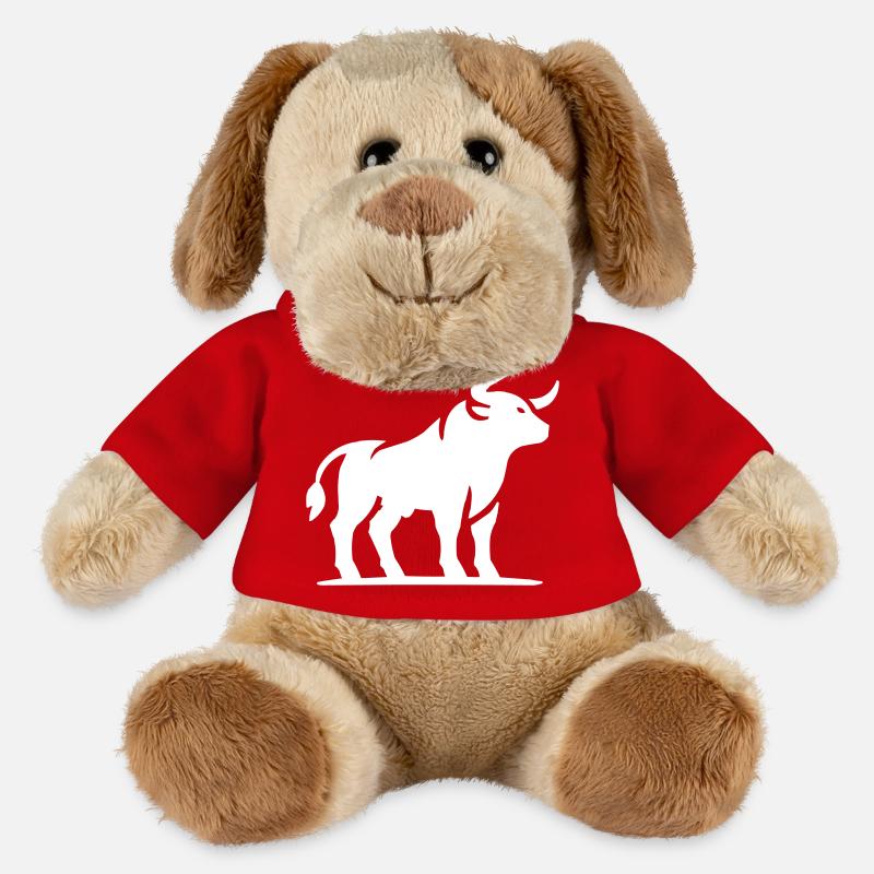 stier tier - MiniFeet® Hund Helge - Rot