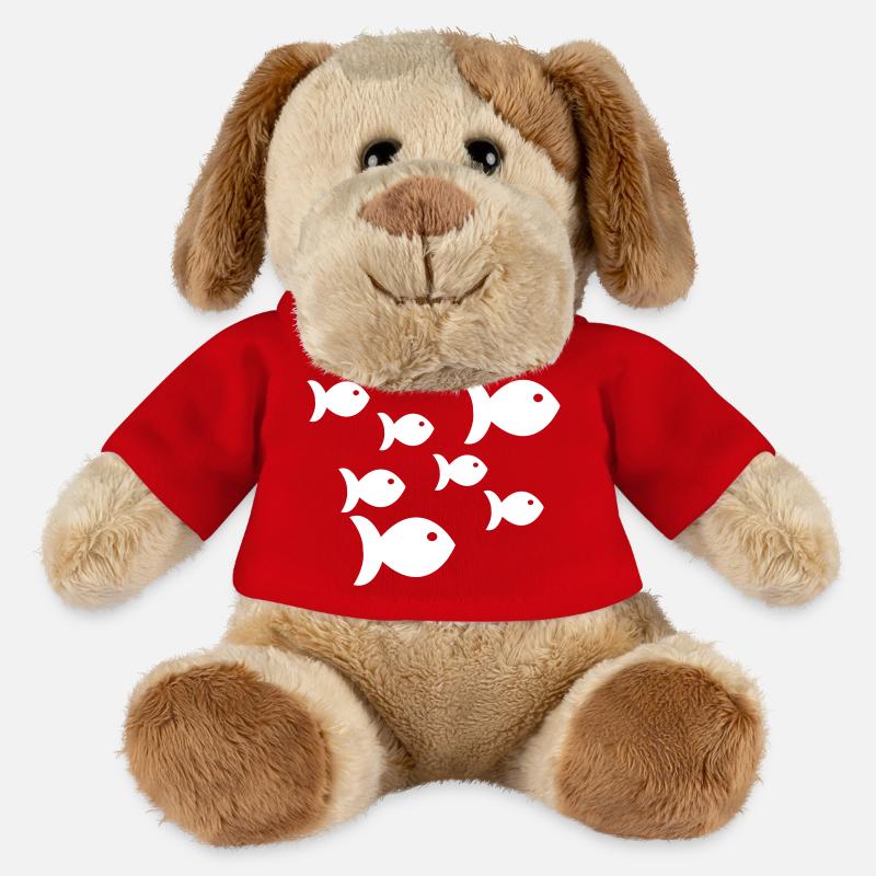 fische - MiniFeet® Hund Helge - Rot