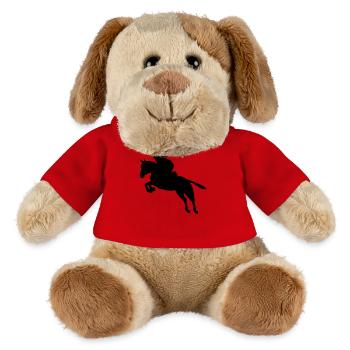 show jumping girl - MiniFeet® Dog Helge - red - Front
