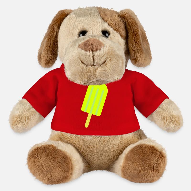 Crème glacée Crème glacée - Chien en peluche Helge MiniFeet® - rouge