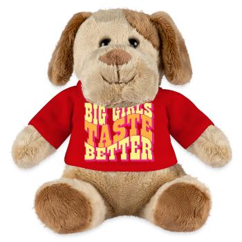 Big Girls Taste Better Chubby Thick Girls Curvy - MiniFeet® Dog Helge - red - Front