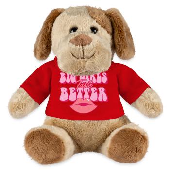 Big Girls Taste Better Chubby Thick Girls Curvy - MiniFeet® Dog Helge - red - Front