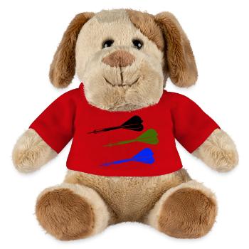 dartpfeile - MiniFeet® Hund Helge - Rot - Vorne