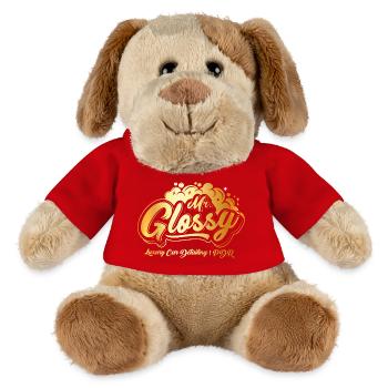 M. Brillant - Chien en peluche Helge MiniFeet® - rouge - Devant