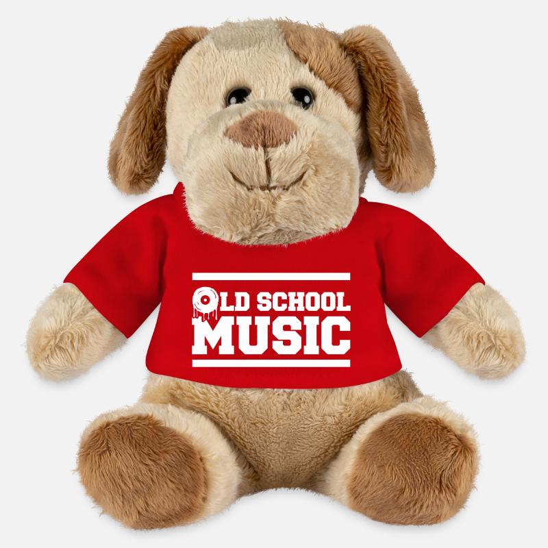 Old School Music - MiniFeet® Hund Helge - Rot