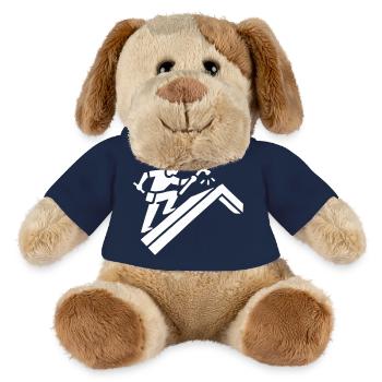 Couvreur - Chien en peluche Helge MiniFeet® - bleu marine - Devant