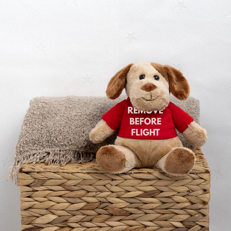 REMOVE BEFORE FLIGHT  Chien en peluche Helge MiniFeet®