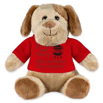 griller - Chien en peluche Helge MiniFeet® - rouge - Devant