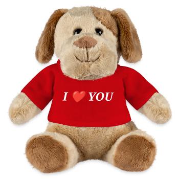 I Love You - MiniFeet® Hund Helge - Rot - Vorne