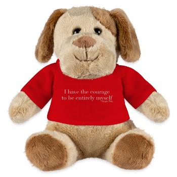 courage - MiniFeet® Dog Helge - red - Front