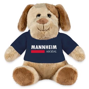 Mannheim Monnem Mannheimat - MiniFeet® Hund Helge - French Navy - Vorne