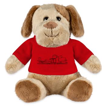 Guggenheim Museum of Bilbao - MiniFeet® Dog Helge - red - Front