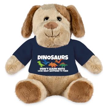 Dinosaurs Didn't Learn Math Funny Mathematics - MiniFeet® Dog Helge - french navy - Front