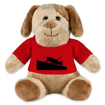 grasshopper - MiniFeet® Dog Helge - red - Front