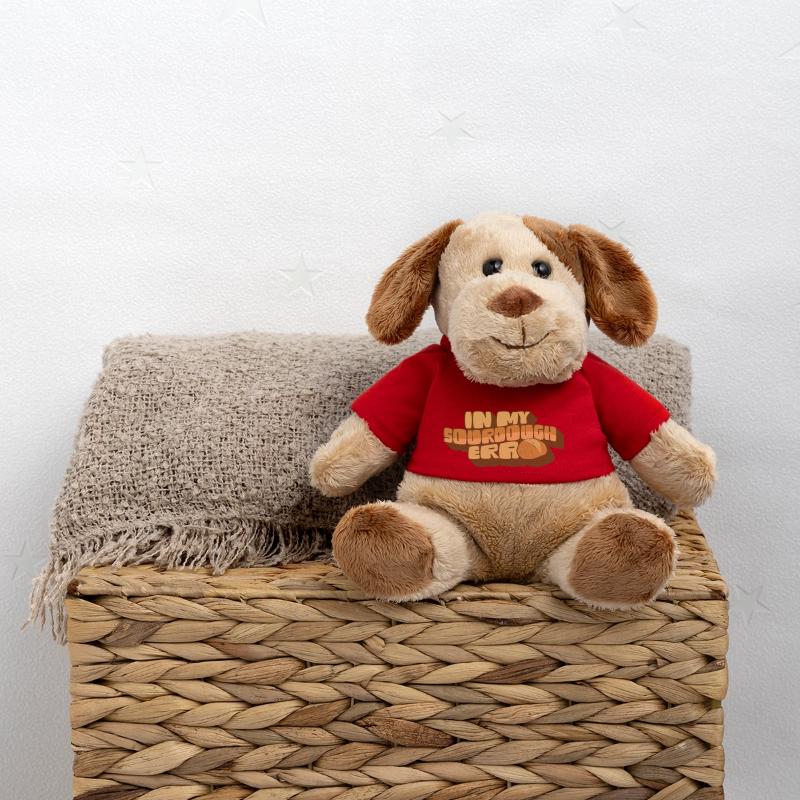 Dans mon ère au levain Home Baker Funny Bread Baking Chien en peluche Helge MiniFeet®