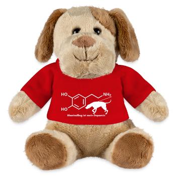 Mantrailing ist mein Dopamin - MiniFeet® Hund Helge - Rot - Vorne