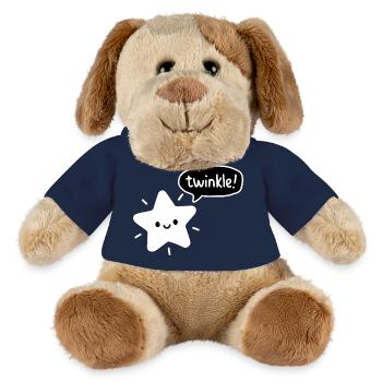 Funkeln! - Niedlicher Stern Kawaii - MiniFeet® Hund Helge - French Navy - Vorne