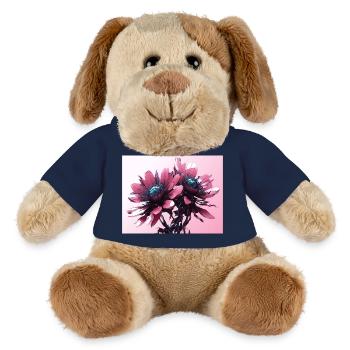 Cyberpunk-Blumen - MiniFeet® Hund Helge - French Navy - Vorne