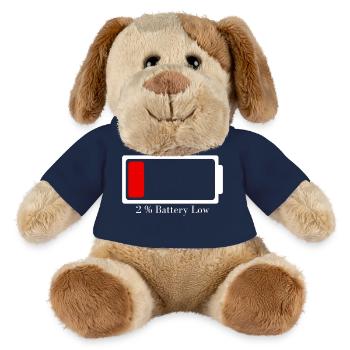 Battery low - MiniFeet® Dog Helge - french navy - Front