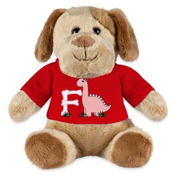 Buchstabe F - MiniFeet® Hund Helge - Rot - Vorne