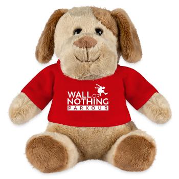 Parkour Wall or Nothing white - MiniFeet® Dog Helge - red - Front