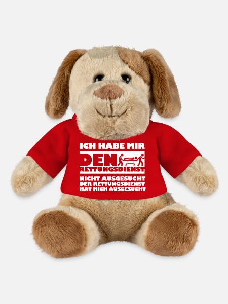 Rettungsdienst - MiniFeet® Hund Helge - Rot