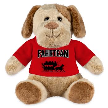 Driving team with carriage - MiniFeet® Dog Helge - red - Front