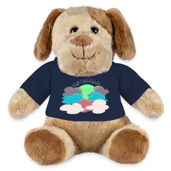 Sun behind the clouds - MiniFeet® Dog Helge - french navy - Front