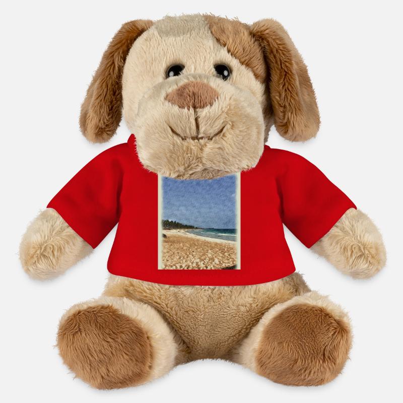 Meeresrauschen - MiniFeet® Hund Helge - Rot