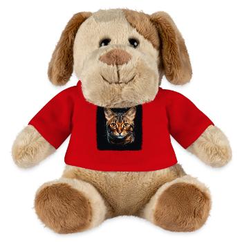 Bengal Cat Bengalkatze - MiniFeet® Dog Helge - red - Front