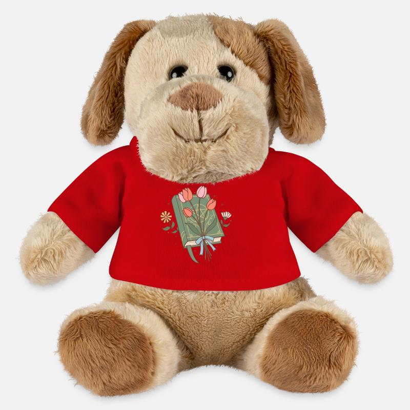 Das magische Buch - MiniFeet® Hund Helge - Rot