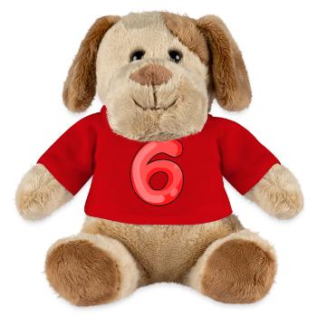 6 - MiniFeet® Dog Helge - red - Front
