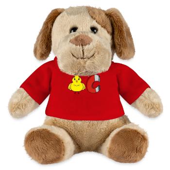 Küken Magnet - MiniFeet® Hund Helge - Rot - Vorne