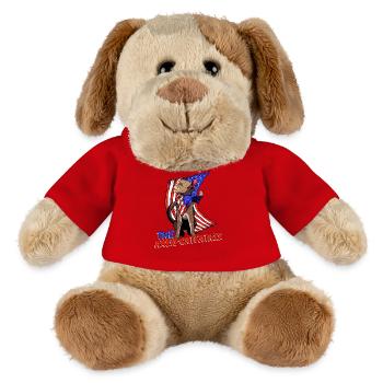 Ameri-catfather July 4 Independence Day - MiniFeet® Dog Helge - red - Front