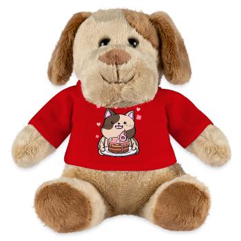 Mollige Katze Hält Eine Geburtstagstorte 6. - MiniFeet® Hund Helge - Rot - Vorne