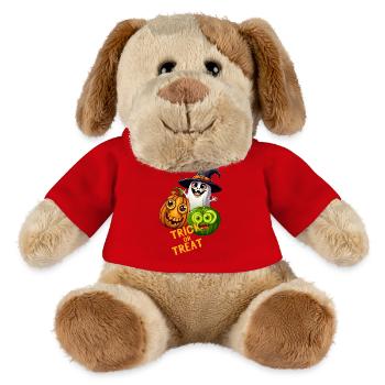 Trick or Treat - Effrayant et idiot - Chien en peluche Helge MiniFeet® - rouge - Devant