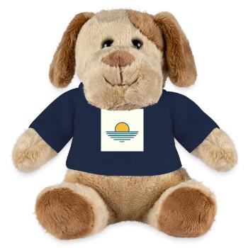 Sunset Minimalism - MiniFeet® Dog Helge - french navy - Front