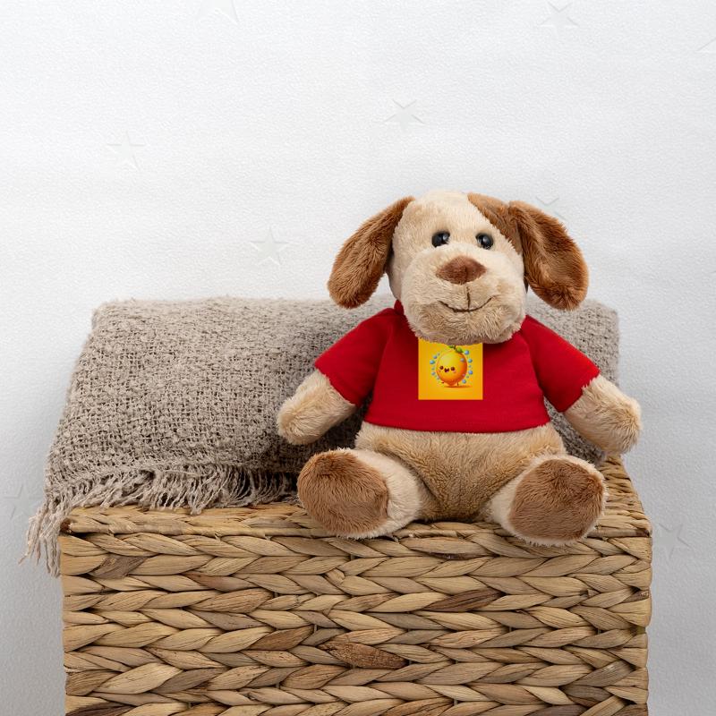 Joyeuse éclaboussure d’agrumes Chien en peluche Helge MiniFeet®