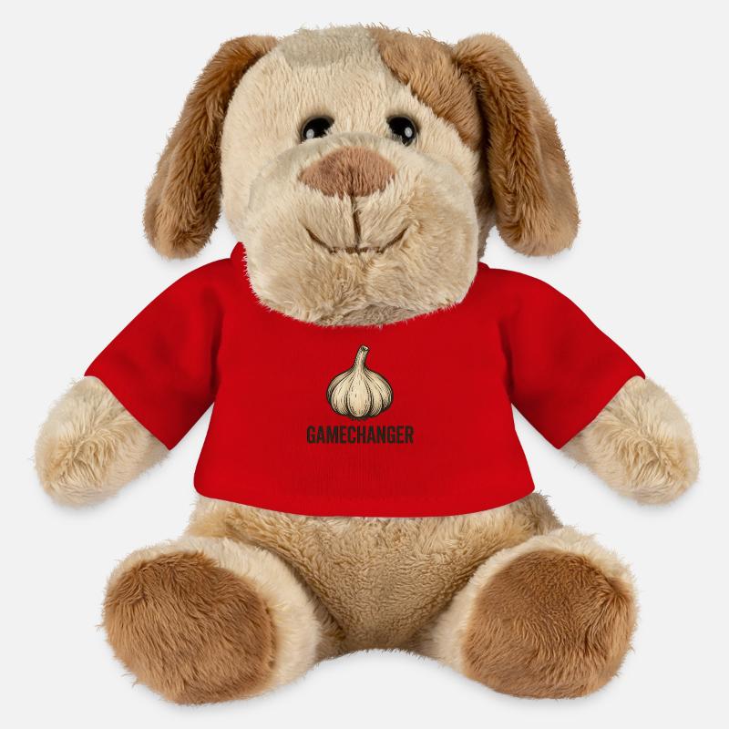 Knoblauchzehe - MiniFeet® Hund Helge - Rot