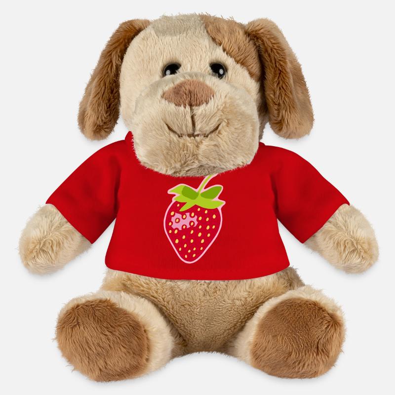 Erdbeere - MiniFeet® Hund Helge - Rot