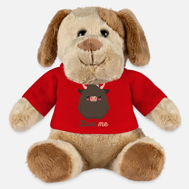 Stier - MiniFeet® Hund Helge - Rot