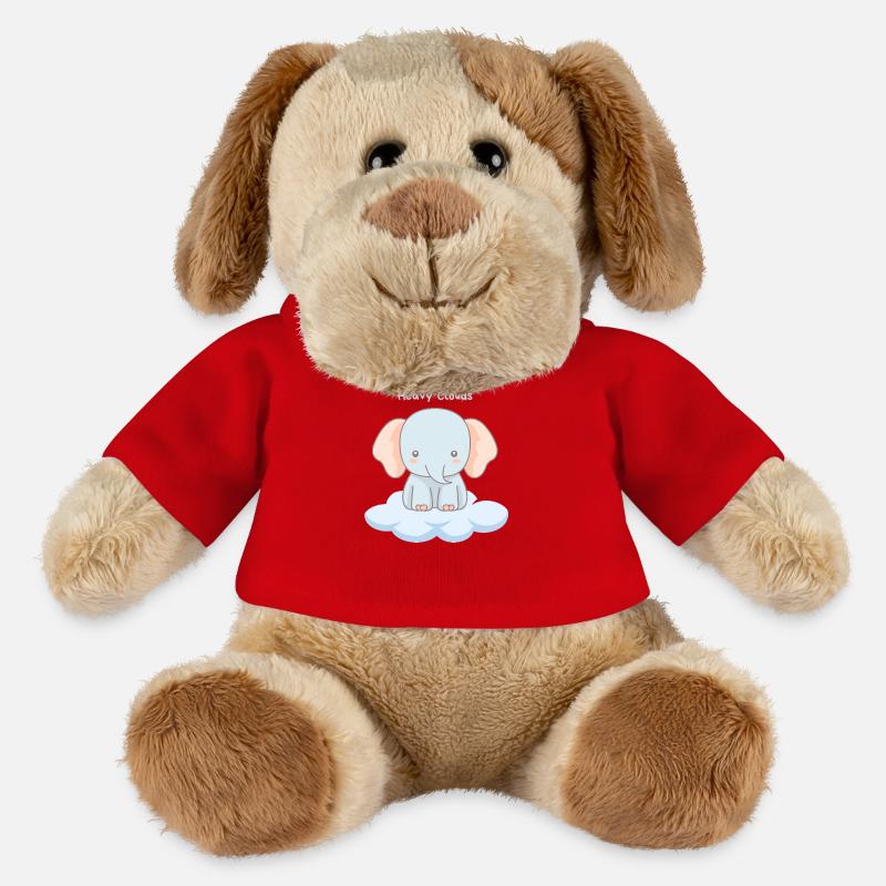 Heavy Clouds - MiniFeet® Hund Helge - Rot