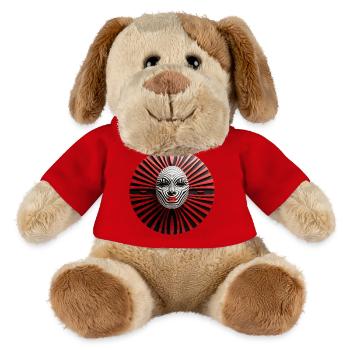 Zebra-Maske - MiniFeet® Hund Helge - Rot - Vorne