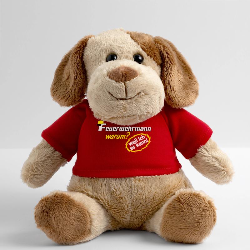 Pompier volontaire, pompier parce que je (25 Chien en peluche Helge MiniFeet®